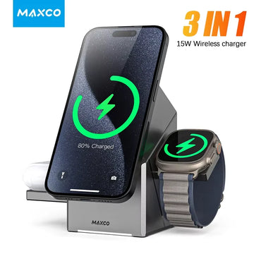 Qi2 3-in-1 Wireless Dock Charger